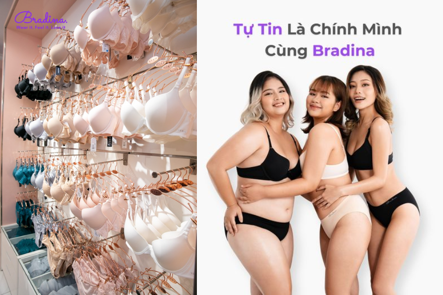 Bradina là thương hiệu đồ lót online chất lượng