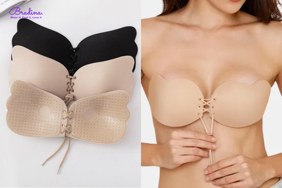 Cần chuẩn bị gì trước khi mặc bra dán dây rút