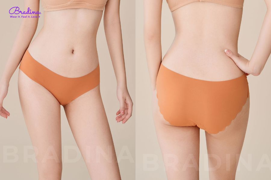 Quần lót nữ thun lạnh không đường may Bradina Bikini QLS4