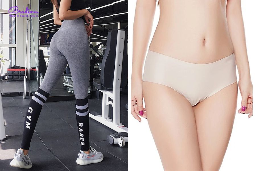 Chọn kiểu dáng đồ lót tập gym phù hợp với trang phục ngoài