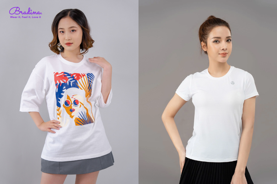 Đồ lót mặc trong áo trắng T-Shirt