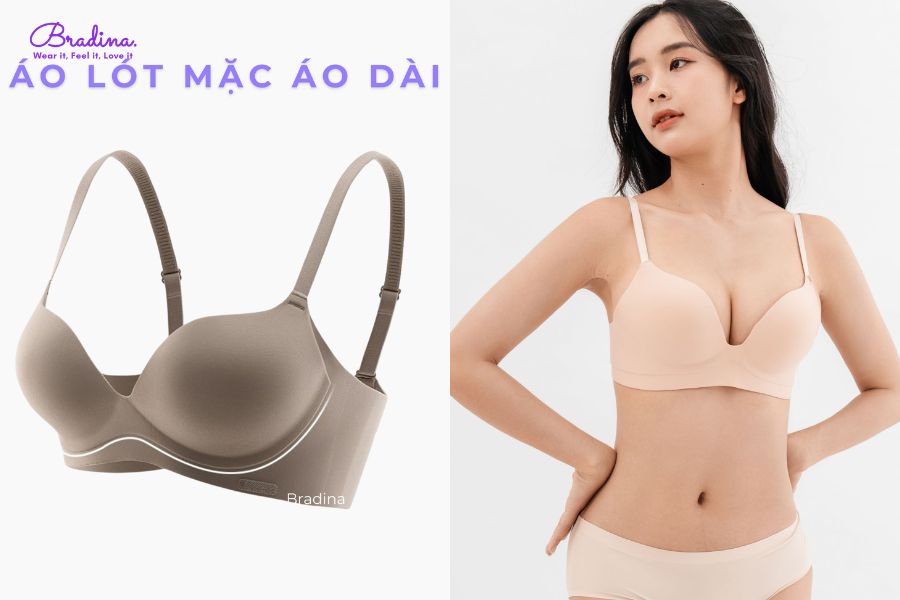 Chọn đồ lót mặc áo dài màu da