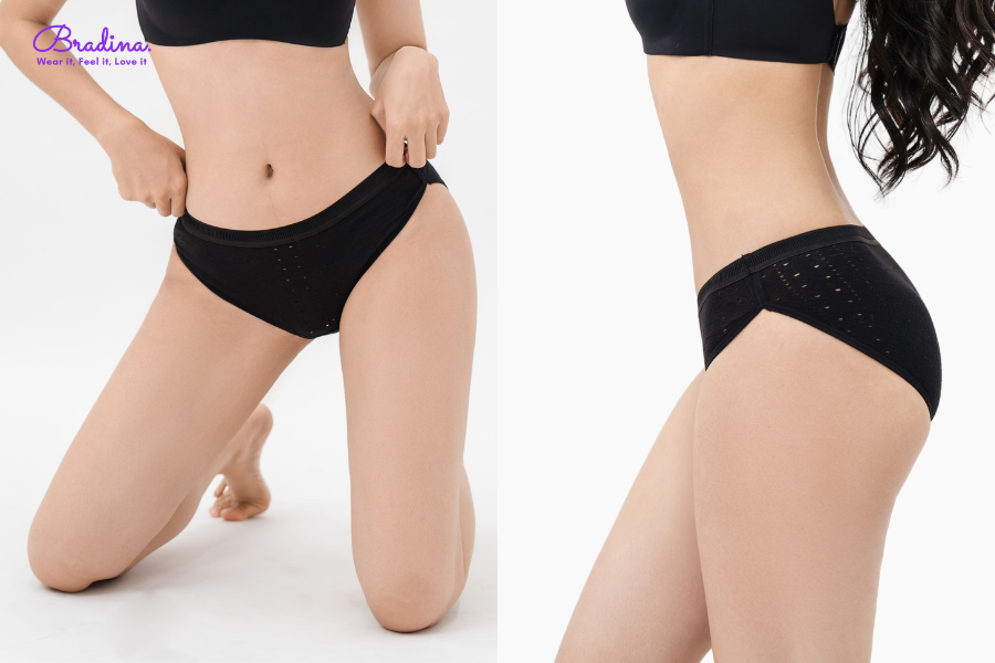 Quần lót thể thao nữ dáng Brief Cotton