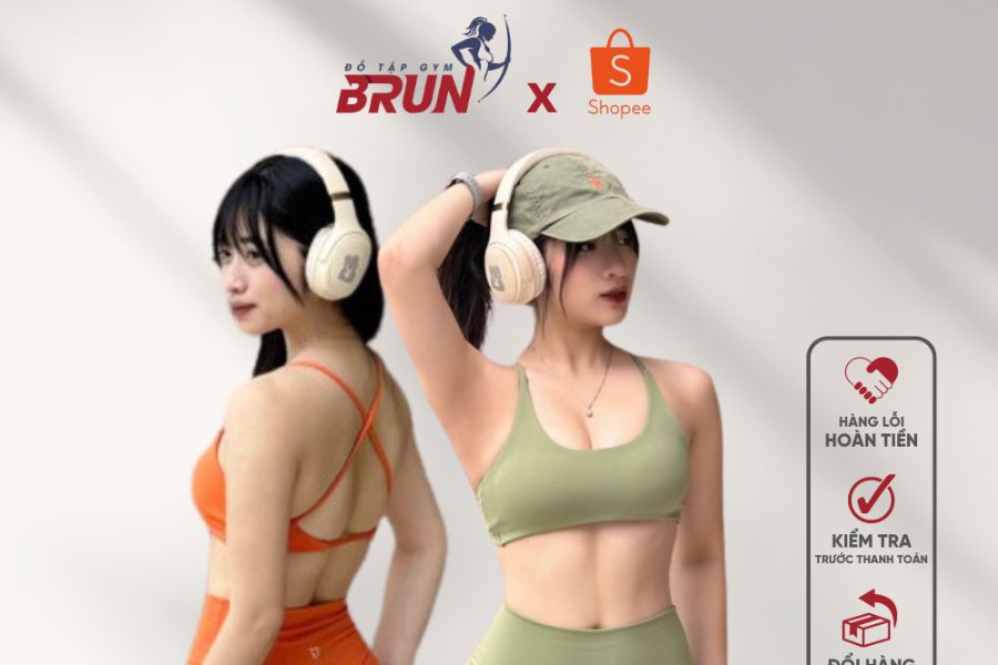 Shop bán áo lót thể thao nữ uy tín - Brun