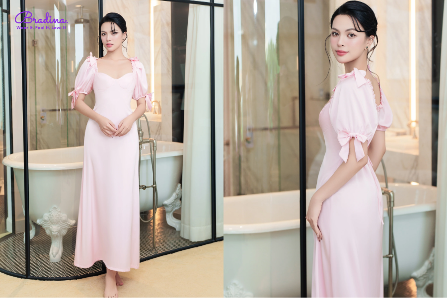 Đầm ngủ lụa Emma Dress