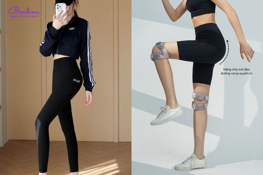 Chọn quần legging nũ đúng size