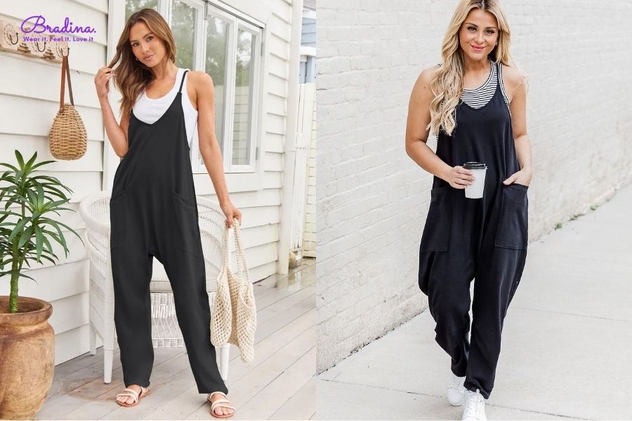 Jumpsuit đi cùng áo ba lỗ