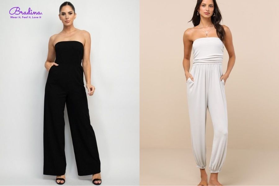Jumpsuit không dây