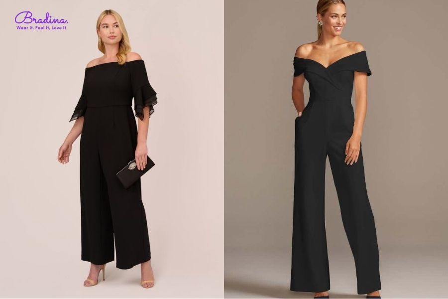 Jumpsuit trễ vai