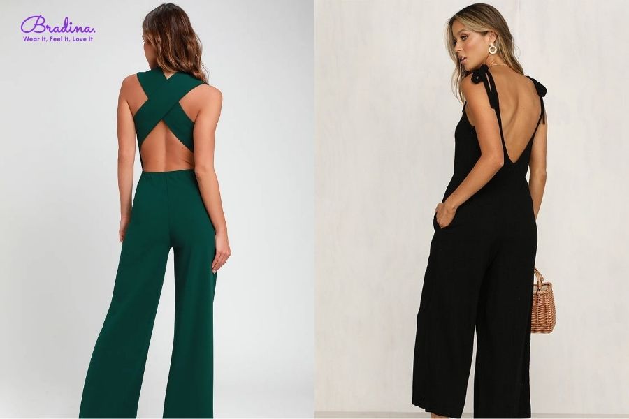 Jumpsuit hở lưng