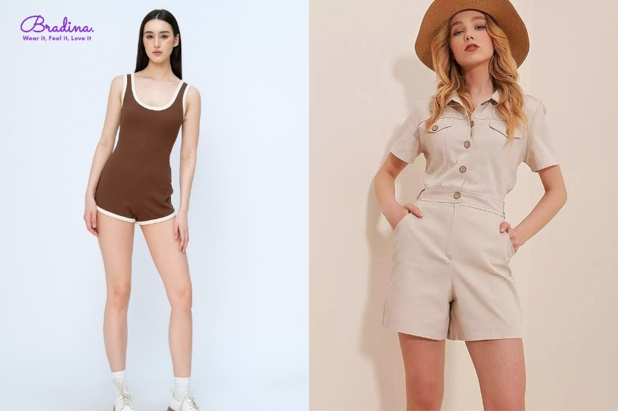 Short jumpsuit là lựa chọn quốc dân cho những chuyến đi biển