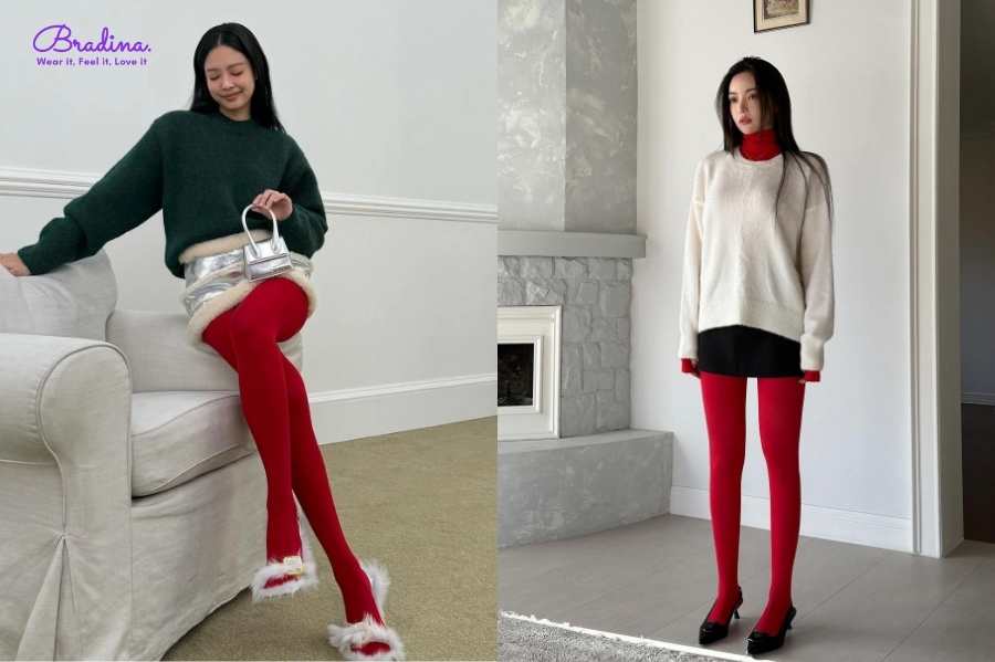 Quần tất màu trẻ trung, cá tính