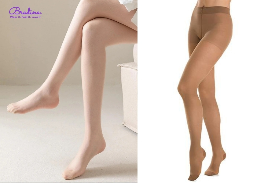 Quần tất da thanh lịch và tự nhiên