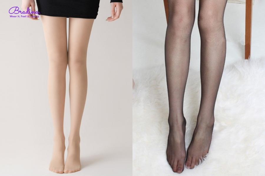 Quần tất trong suốt