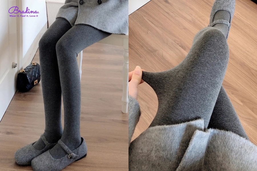 Quần tất nỉ ấm áp, dễ chịu suốt cả ngày