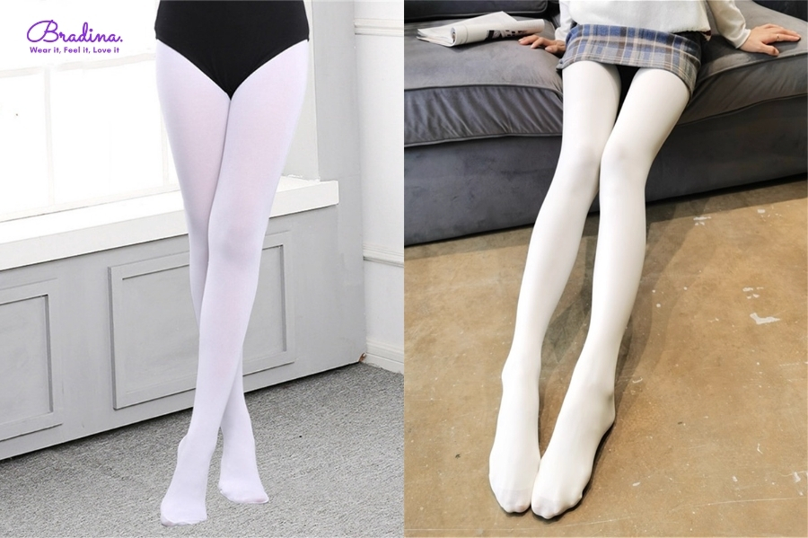 Mẹo chọn quần tất trắng phù hợp cho mùa đông