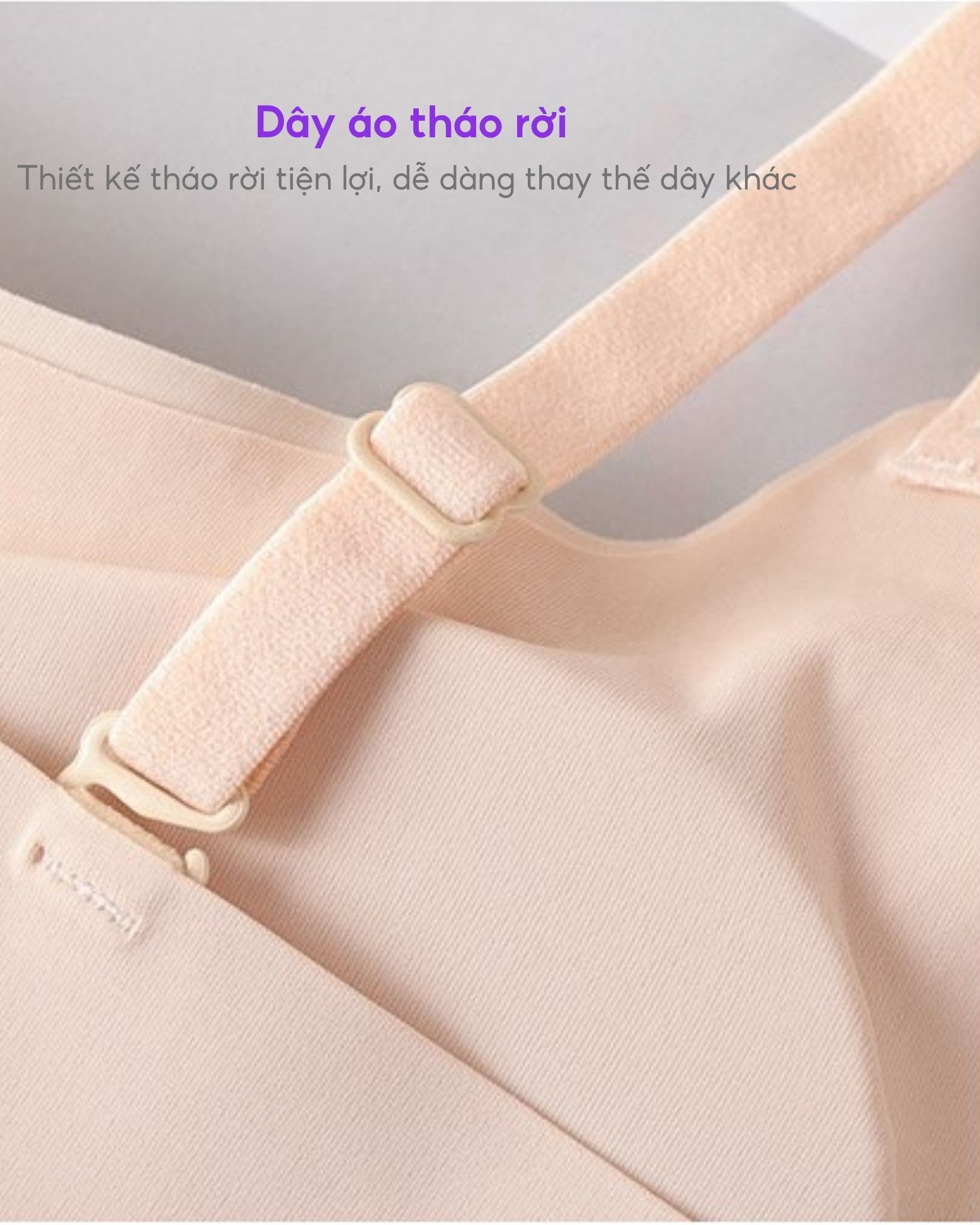 Áo bra su học sinh Bradina Seamless không mắc cài, thoải mái, mát mịn ALKG27