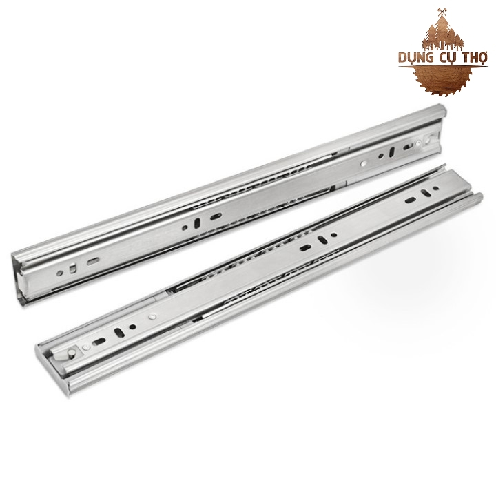 RAY TRƯỢT NGĂN KÉO 3 TẦNG INOX