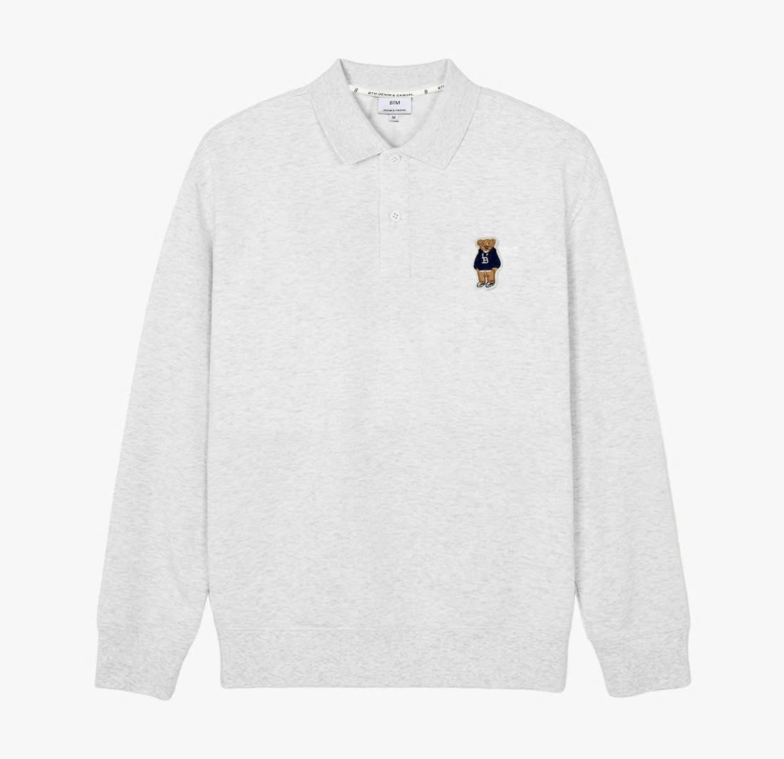ÁO NỈ DÀI TAY BTM MINIMAL BEAR REGULARFIT