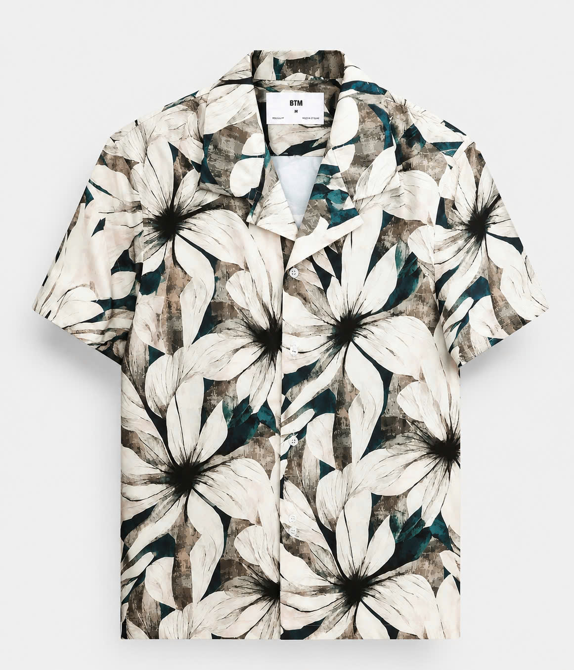 ÁO SƠ MI CỘC TAY BTM PATTERN REGULARFIT 10003