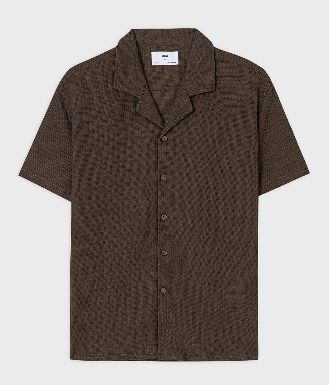 ÁO SƠ MI CỘC TAY NAM BTM AIRY FORM RELAXED 139