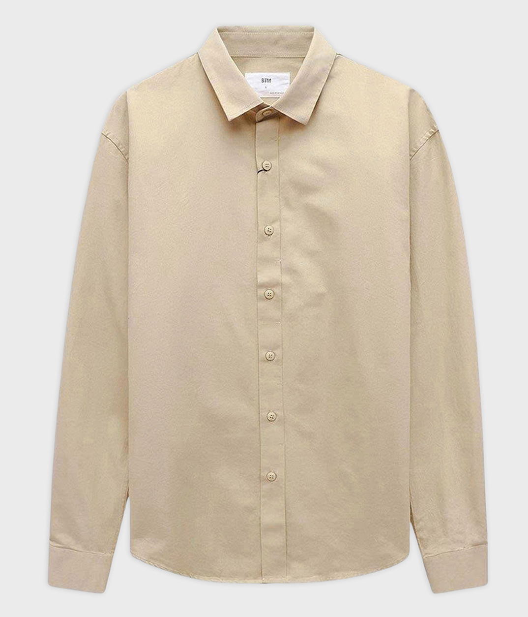 ÁO SƠ MI DÀI TAY BTM BASIC COLOR REGULARFIT 10008
