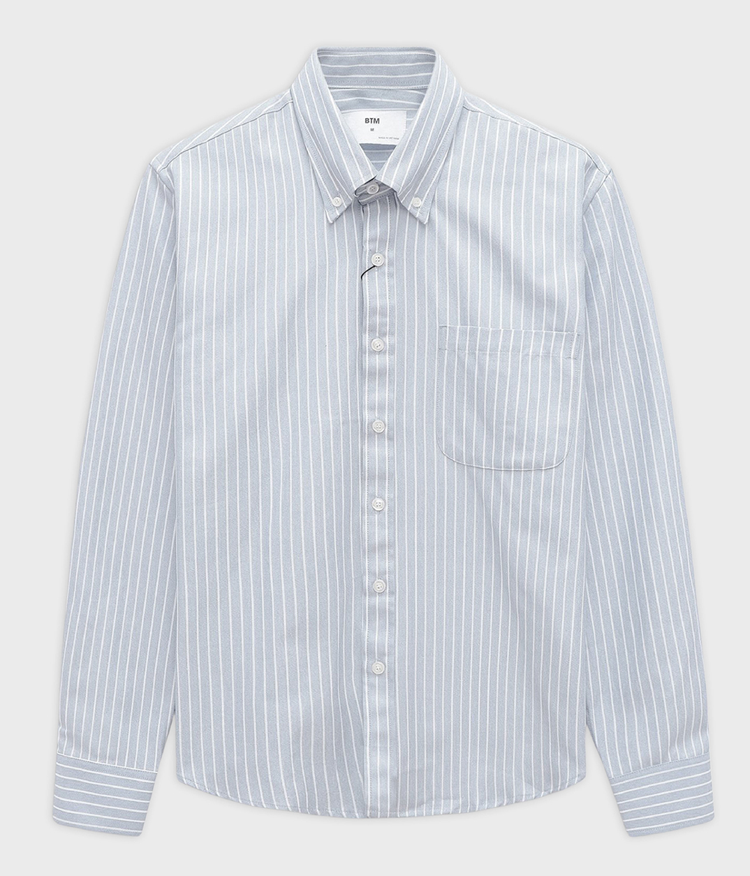ÁO SƠ MI DÀI TAY BTM STRIPED BASIC REGULARFIT 10001