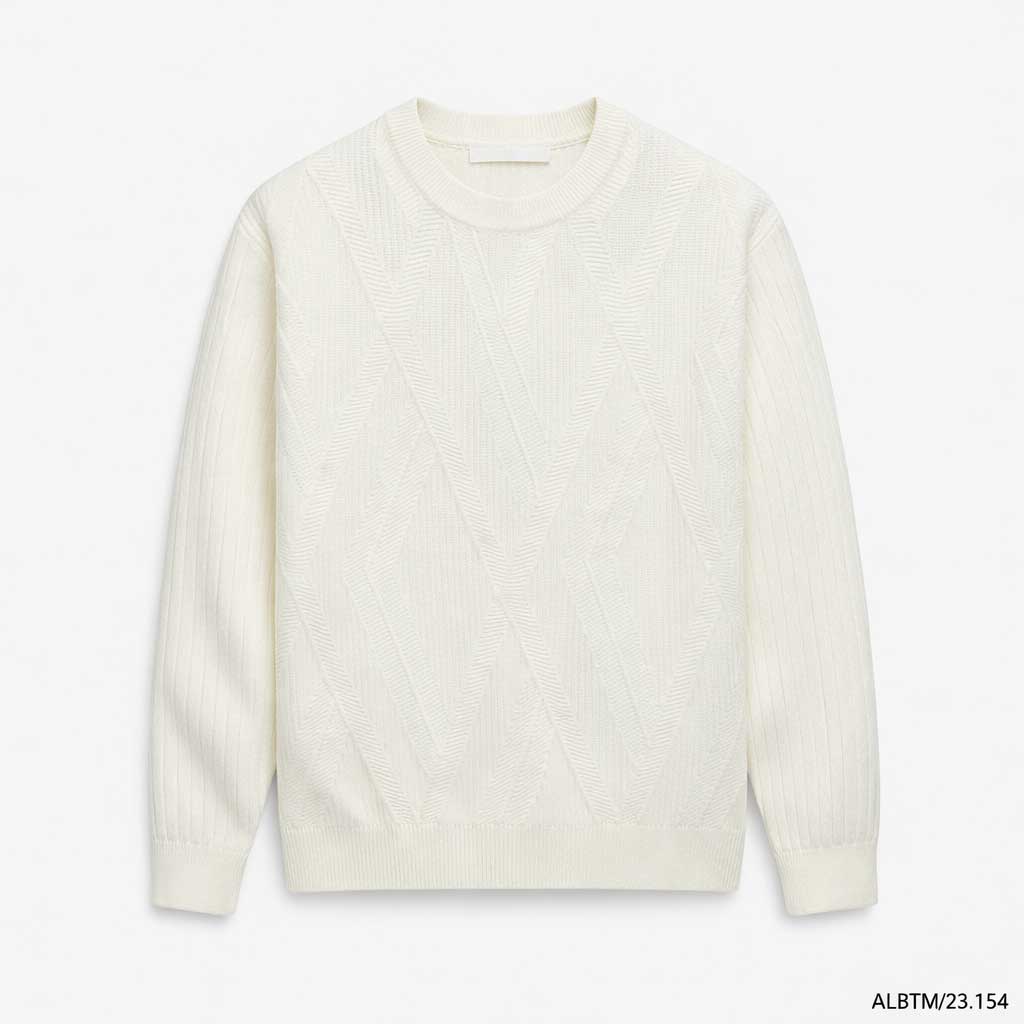 ÁO LEN DÀI TAY BTM EMBOSSED REGULARFIT