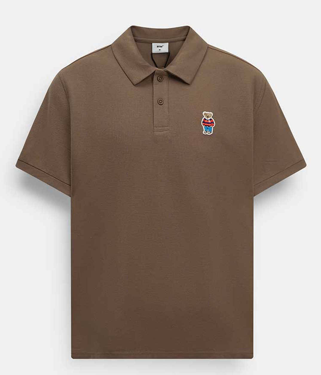 Áo Polo Cộc Tay BTM Bear Hexagonal Slimfit