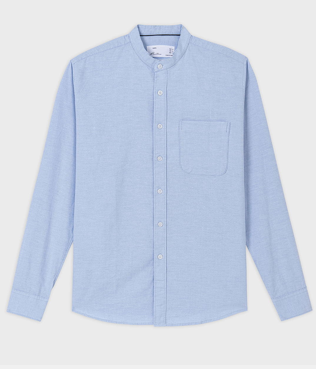 Áo Sơ Mi Dài Tay BTM Mandarin Slimfit