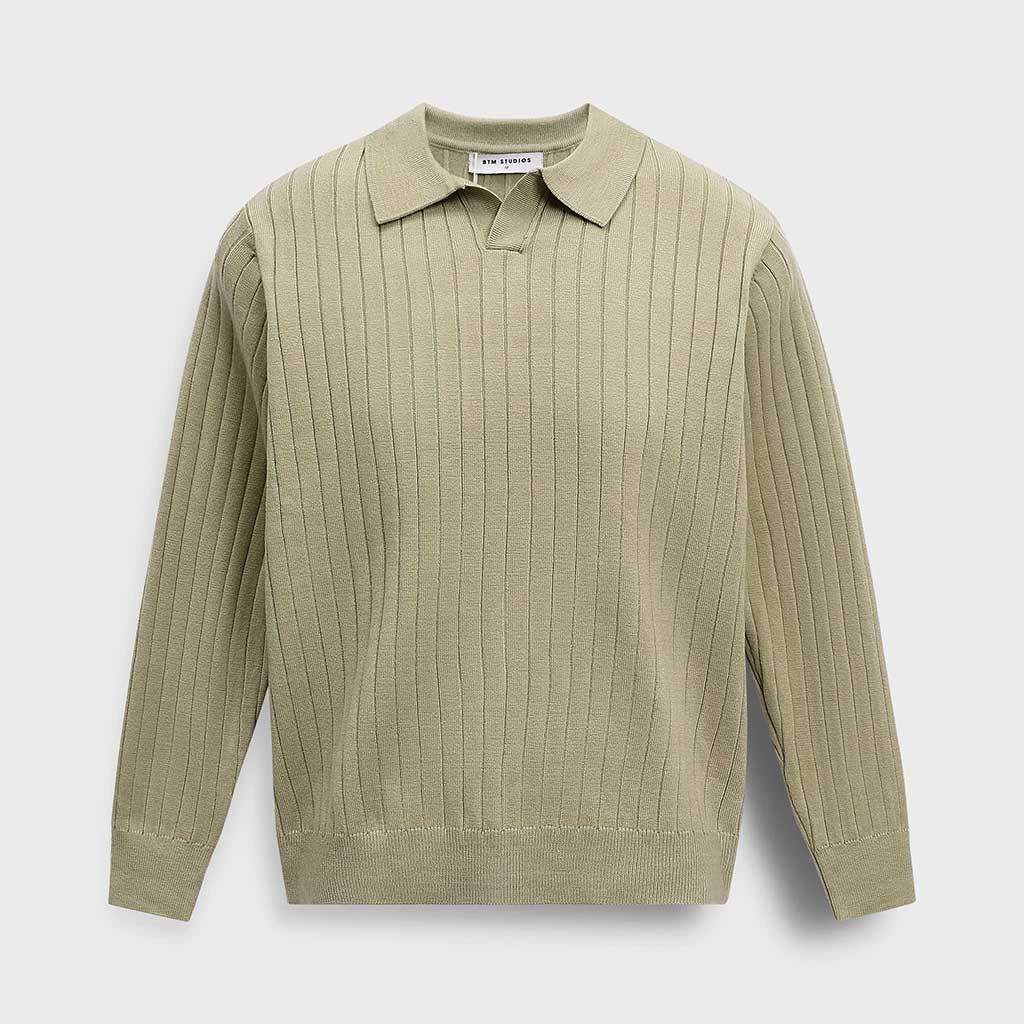 ÁO LEN DÀI TAY BTM CALM SLIMFIT