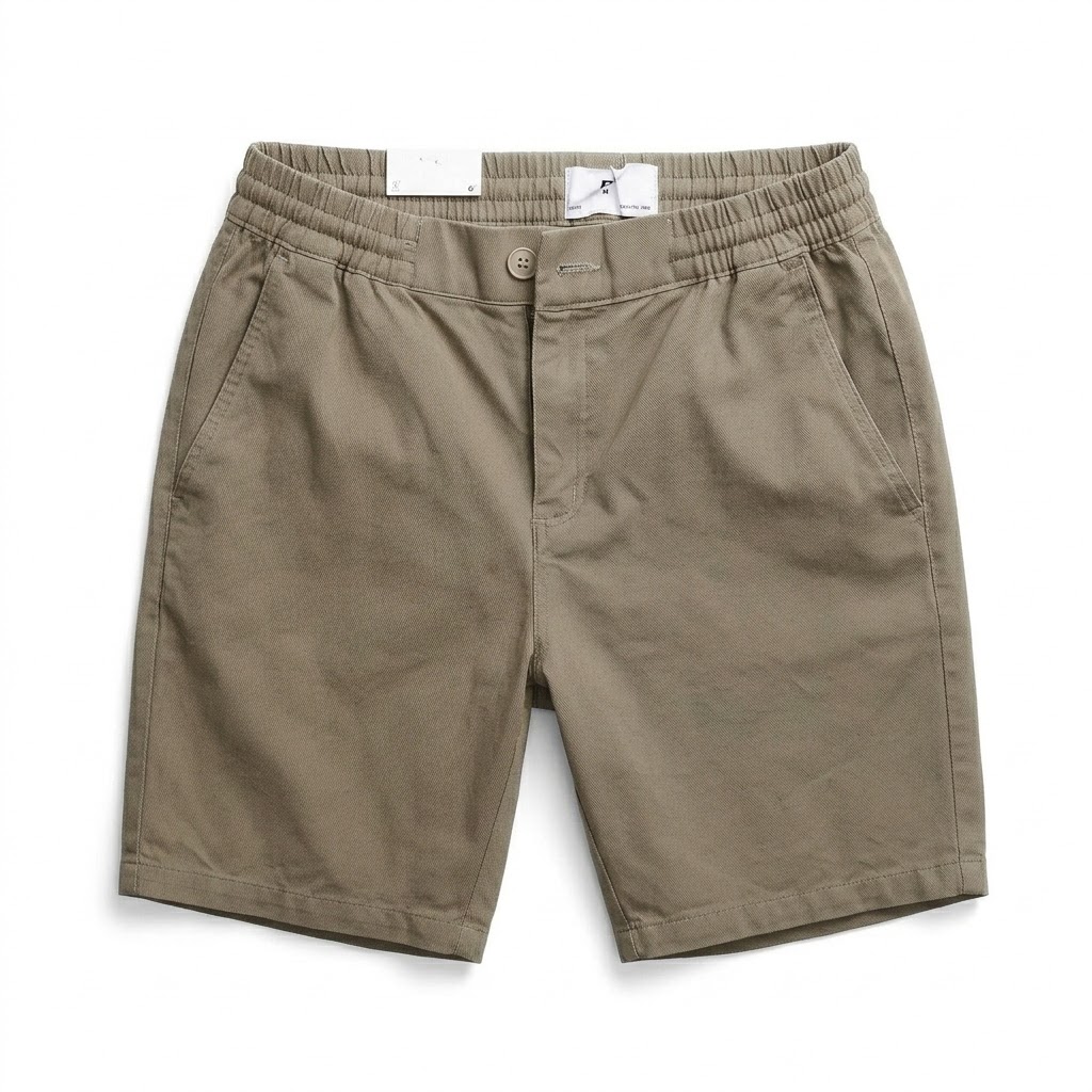 QUẦN SHORT KAKI BTM CLASSIC PIQUE REGULAR FIT 10079