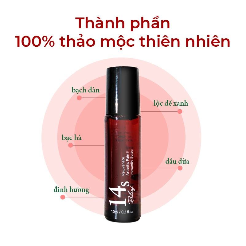 Tinh Dầu Lăn 14S - Relief - 10ml