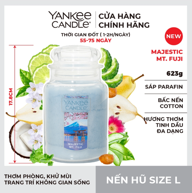 Sáp Hũ L Yankee - Majestic MT. Fuji - L