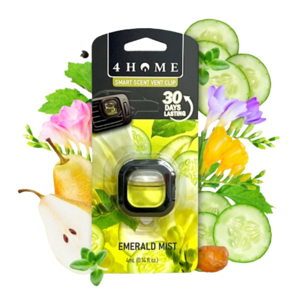 Kẹp Thơm Xe 4Home - Emerald Mist