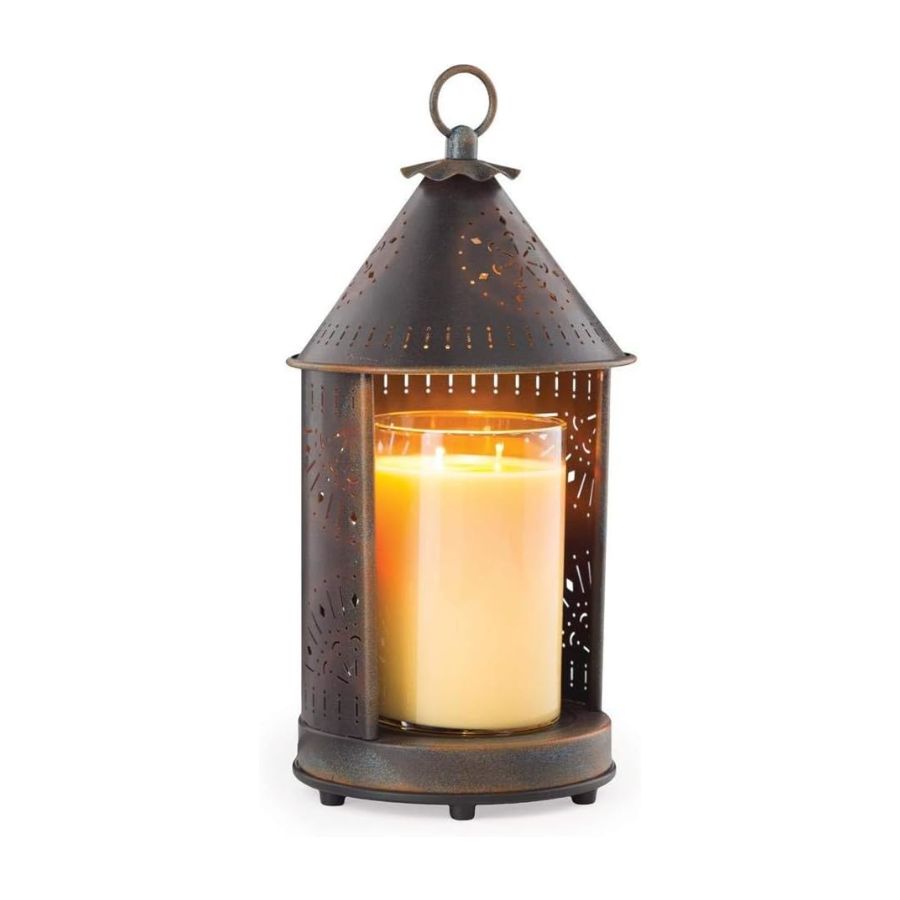 Đèn Lồng Đốt Nến Yankee - Primitive Tin Sunshine