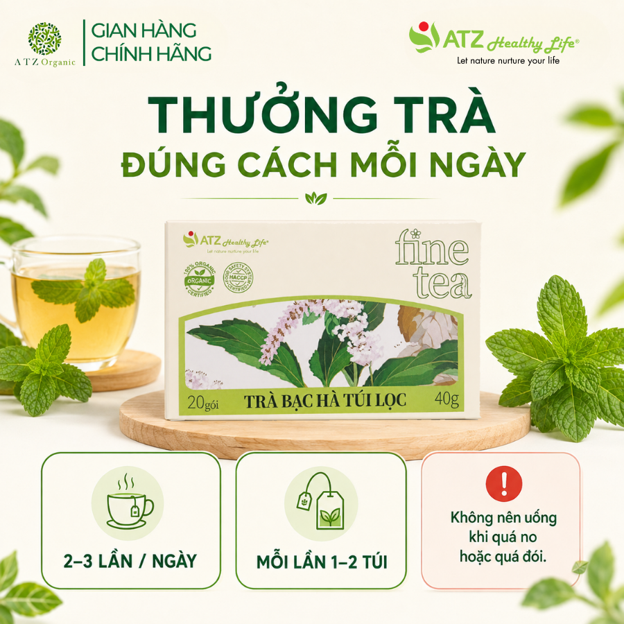 Trà Bạc Hà Túi Lọc - 40g