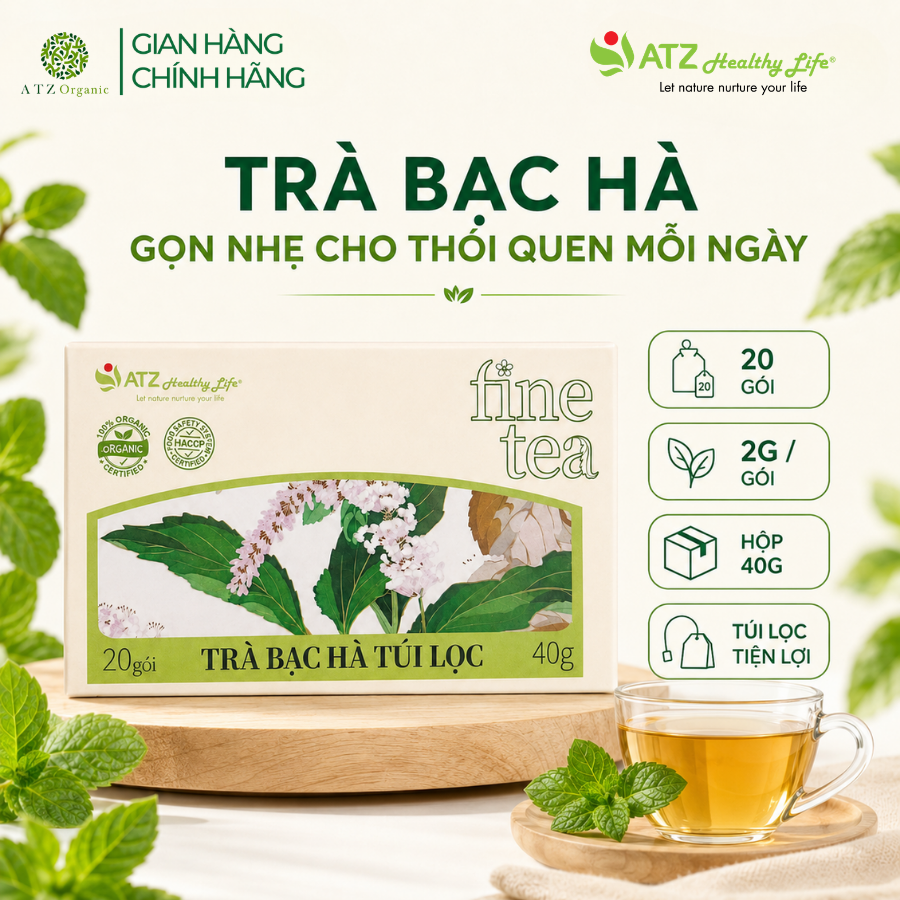 Trà Bạc Hà Túi Lọc - 40g