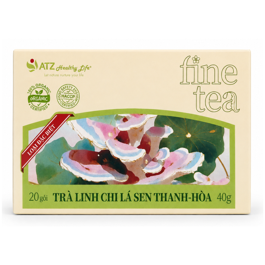 Trà Linh Chi Lá Sen Thanh - Hòa - 40g