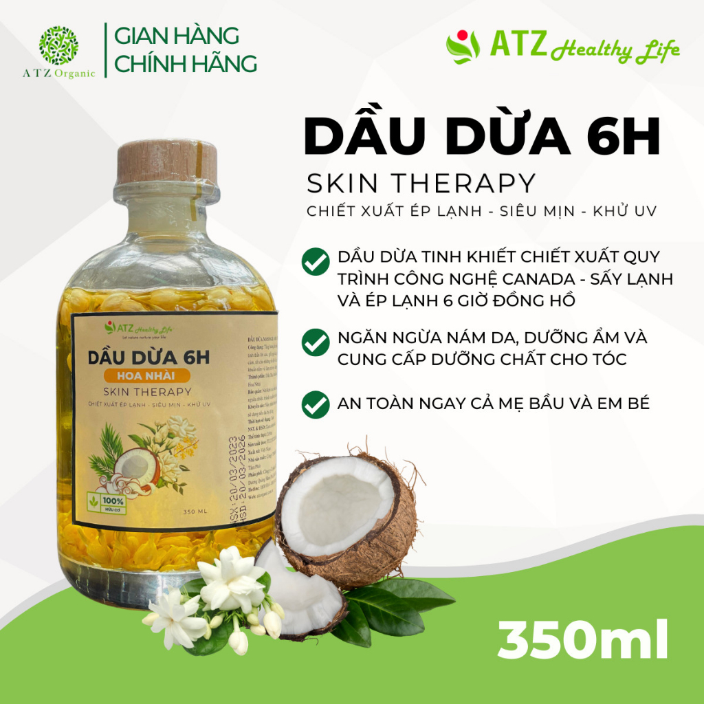 Dầu Dừa Massage ATZ - Hoa Nhài