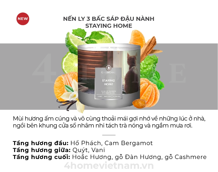 Nến Hũ Tumbler Goose Creek - Staying Home