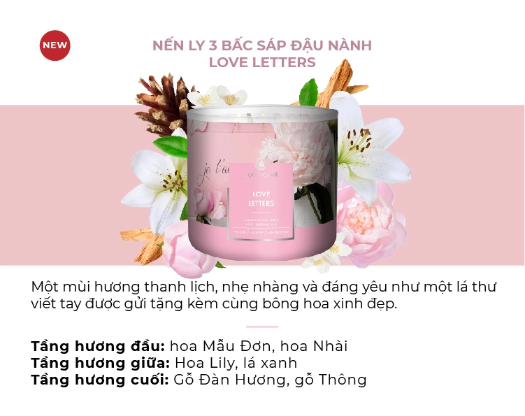 Nến Hũ Tumbler Goose Creek - Love Letters