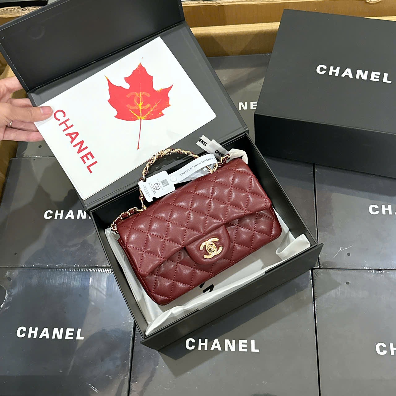 8811# Túi Chanel SPF quai kiềng fullbox