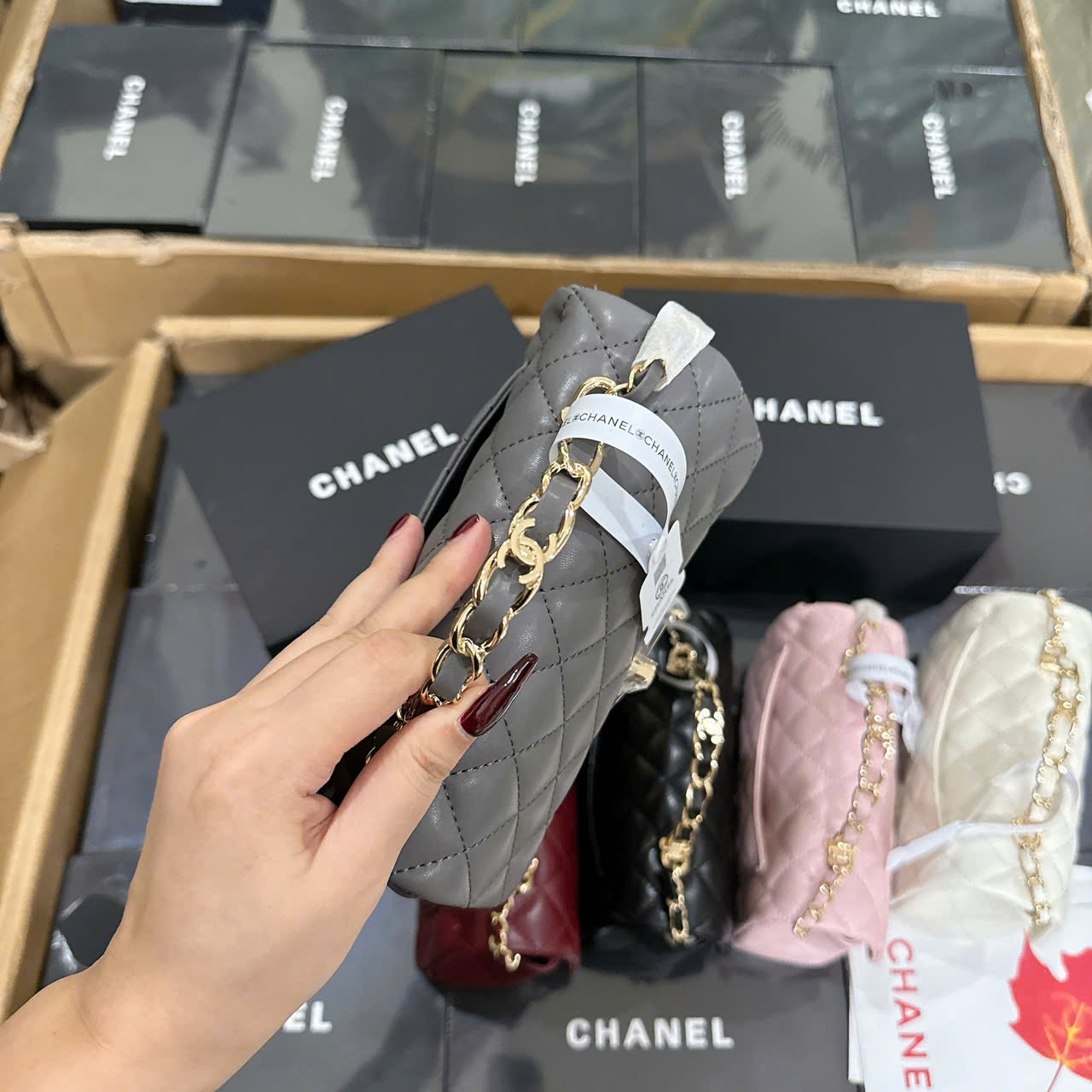 8811# Túi Chanel SPF quai kiềng fullbox