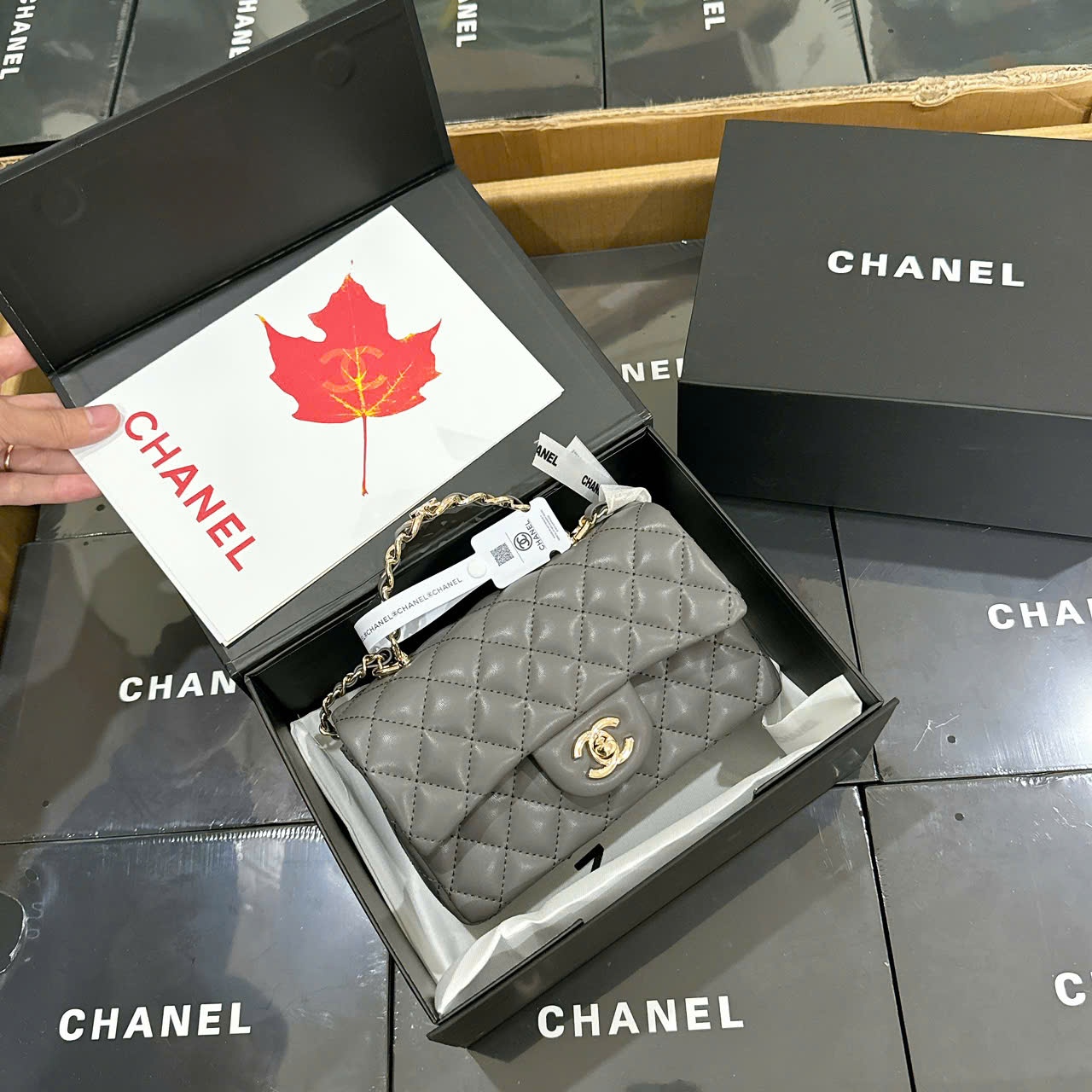 8811# Túi Chanel SPF quai kiềng fullbox