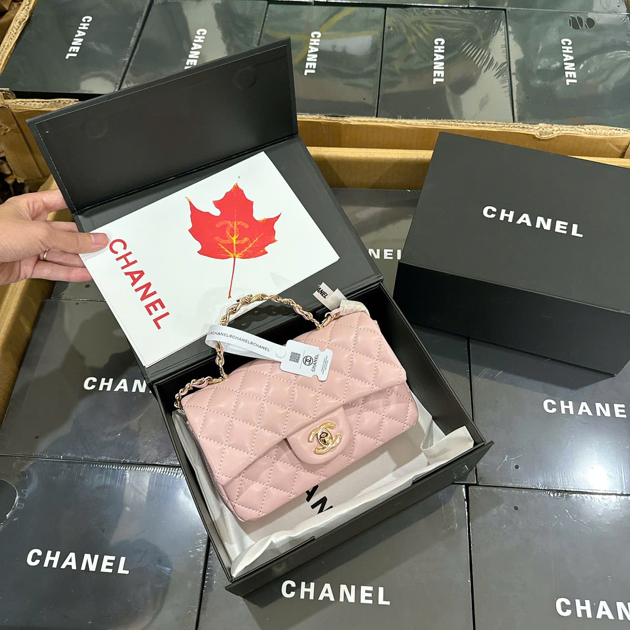 8811# Túi Chanel SPF quai kiềng fullbox