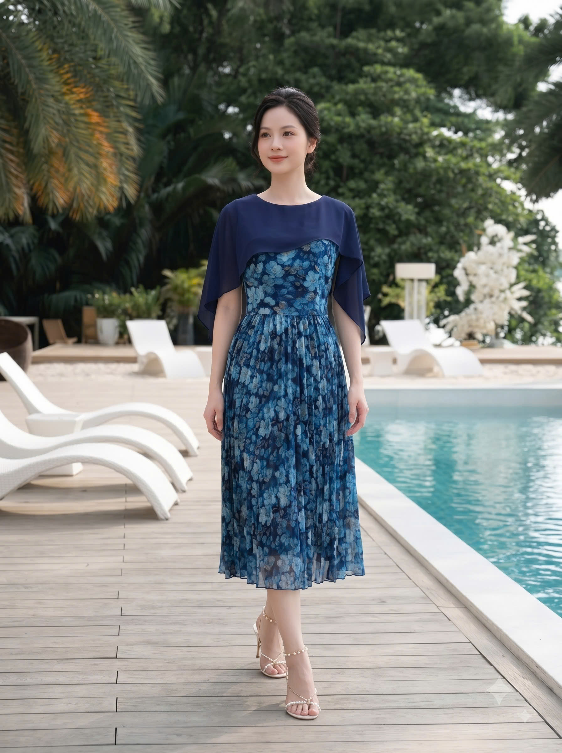 Jasmine 018 - Xanh dương