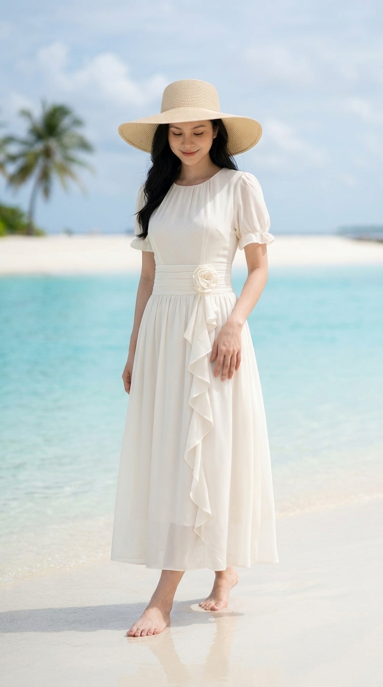 Sophia 085 - Trắng trơn