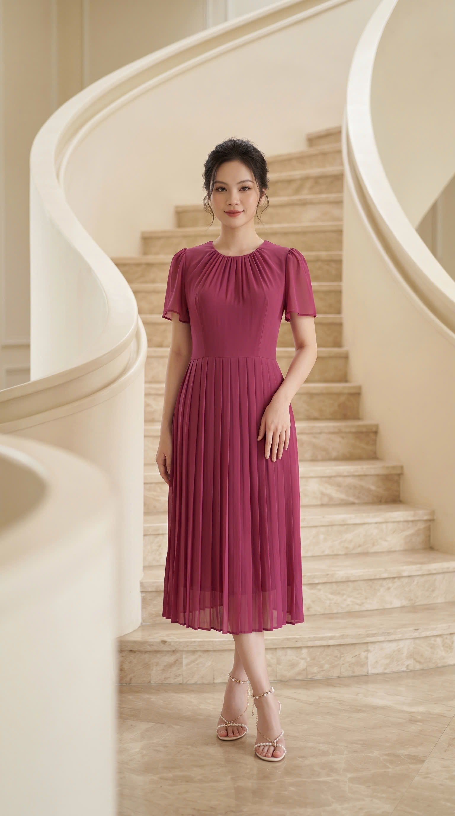 Vanessa 673 - Tím trơn