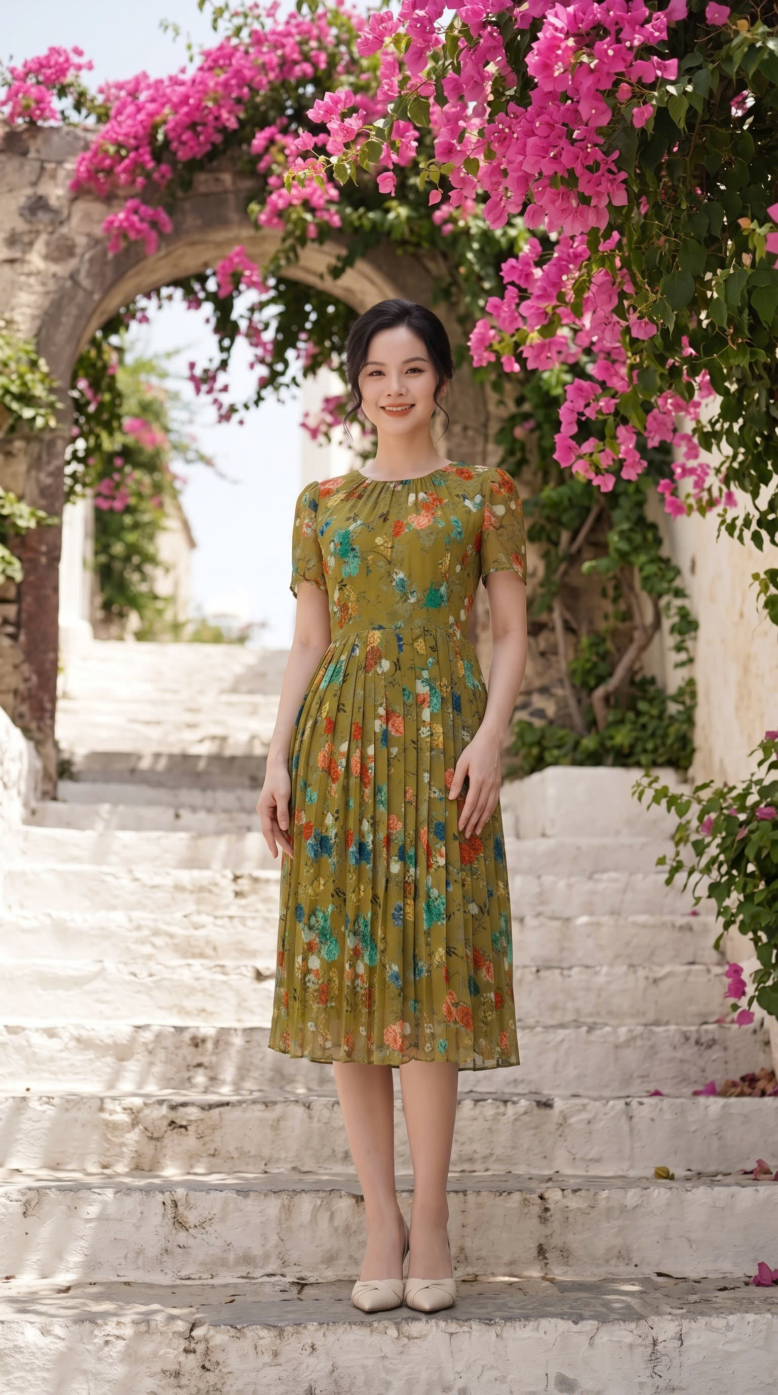Vanessa 673 - Xanh hoa